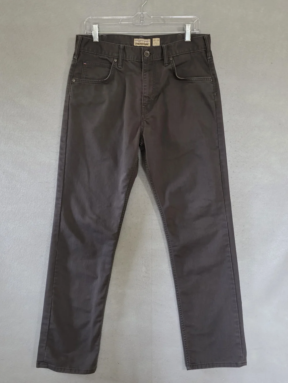 Patagonia Mens Forge Gray Straight Performance Twill Jeans 56490 Size 33x31